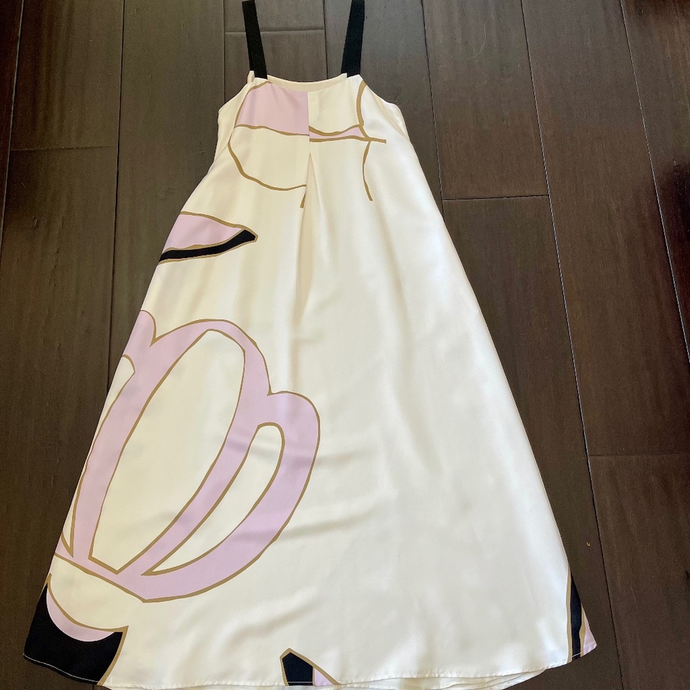 NWOT Cynthia Rowley x Anthropologie Petaline Trapeze A-line Maxi Dress : Size 4 - Picture 7 of 9